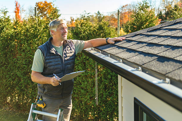 Professional Flat Roof Repair technician working in Peterboro, NY